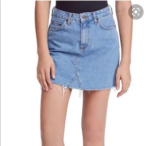 Urban Outfitters Raw Edge Denim Skirt